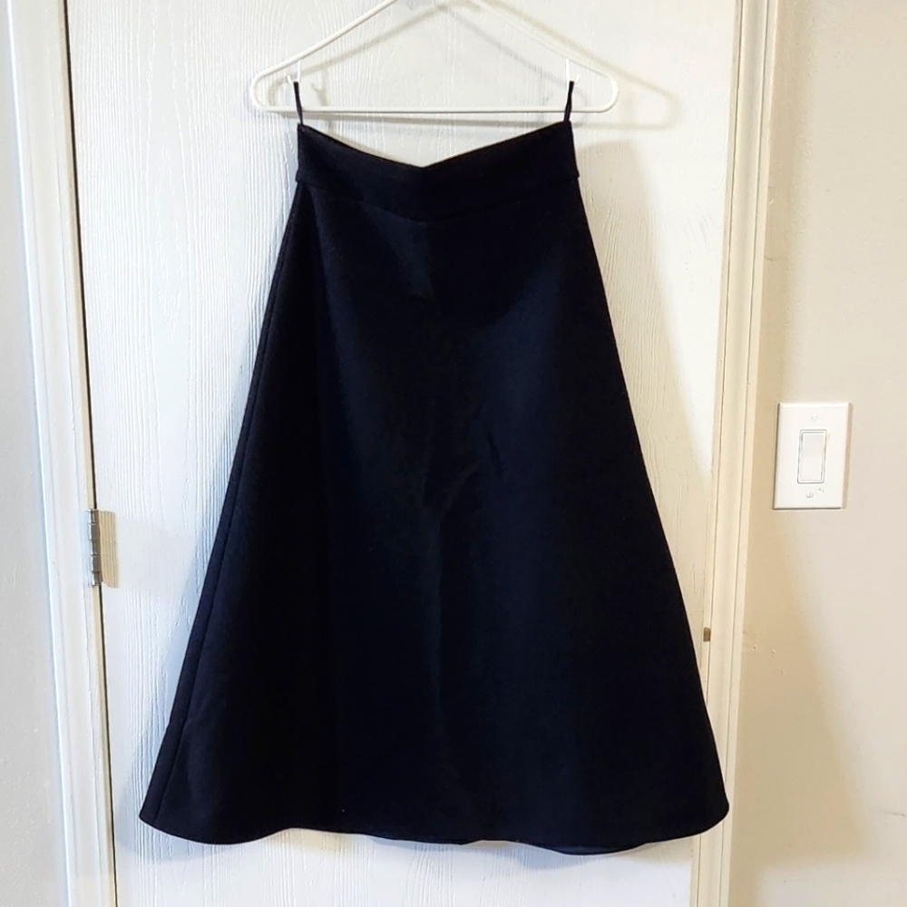 Louis‎ Vuitton Wool Midi Skirt